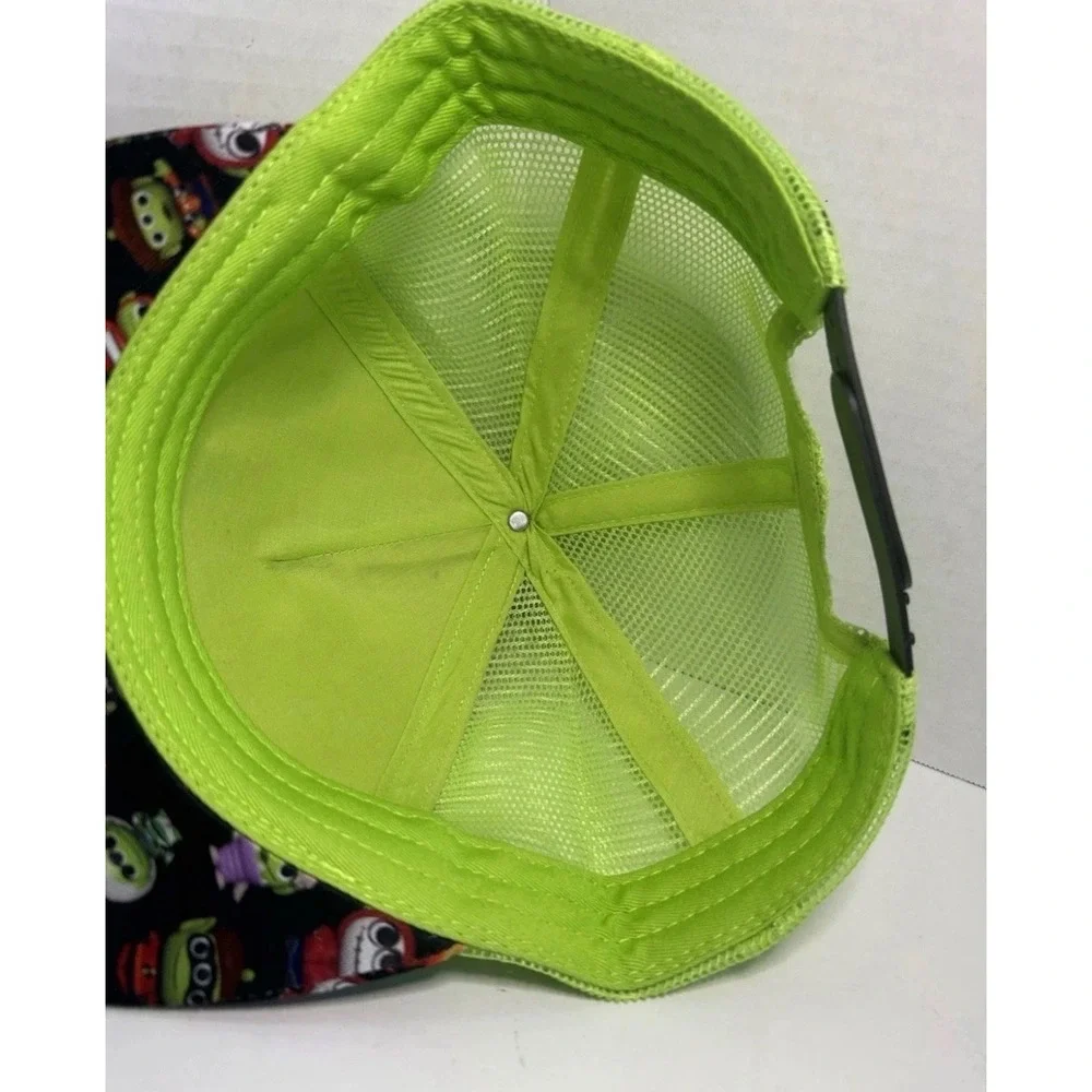 Toy Story Alien Remix Snapped Trucker Hat Child Snapback Lime Green Mesh Cap